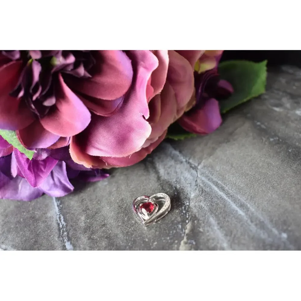 925 STERLING SILVER SPINEL & CZ 